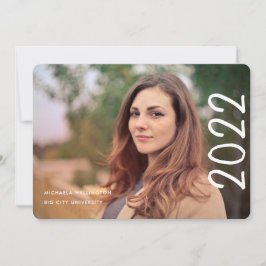 Moderne 2022 Script 1 Foto University Abschluss Ankündigung