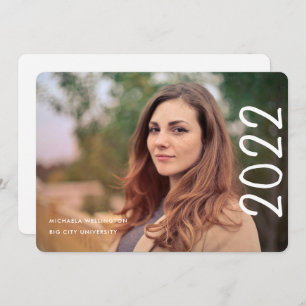 Moderne 2022 Script 1 Foto University Abschluss Ankündigung