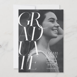 Moderne 2024 Uni Foto Abschluss Ankündigung