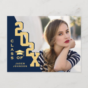 Moderne 2025 FOTO Grad Graduation Party Einladung Postkarte
