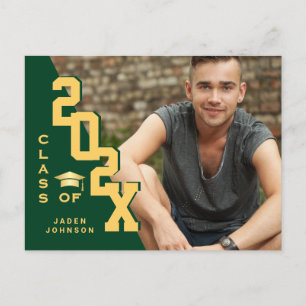 Moderne 2025 FOTO Grad Graduation Party Einladung Postkarte