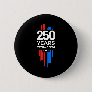 Moderne 250 Jahre USA-Design - 1776 bis 2026 Button