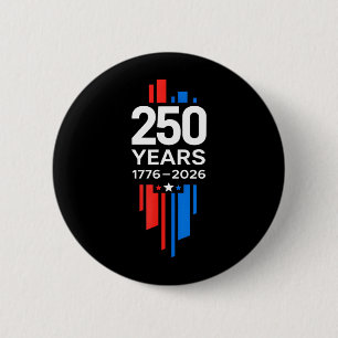 Moderne 250 Jahre USA-Design - 1776 bis 2026 Button