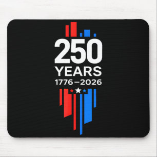 Moderne 250 Jahre USA-Design - 1776 bis 2026 Mousepad