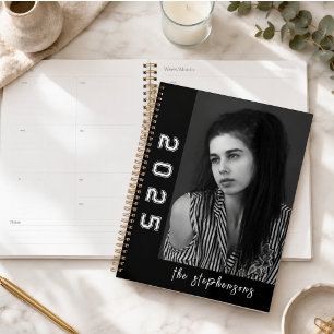 Moderne 2-Foto-Collage Personalisiert Planer