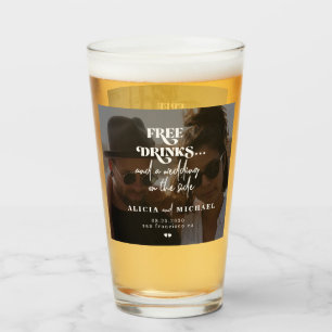 Moderne 2 Fotos kostenlose Getränke Hochzeit spare Glas