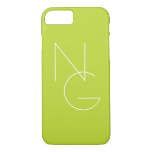 Moderne 2 Überschneidungen   Lime Green Case-Mate iPhone Hülle