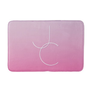 Moderne 2 Überschneidungen   Pink Ombre Badematte