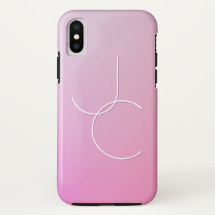 Moderne 2 Überschneidungen   Pink Ombre Case-Mate iPhone Hülle