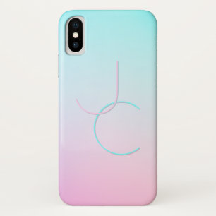 Moderne 2 Überschneidungen   Türkisches Rosa Case-Mate iPhone Hülle