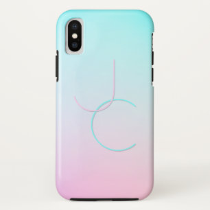 Moderne 2 Überschneidungen   Türkisches Rosa Case-Mate iPhone Hülle