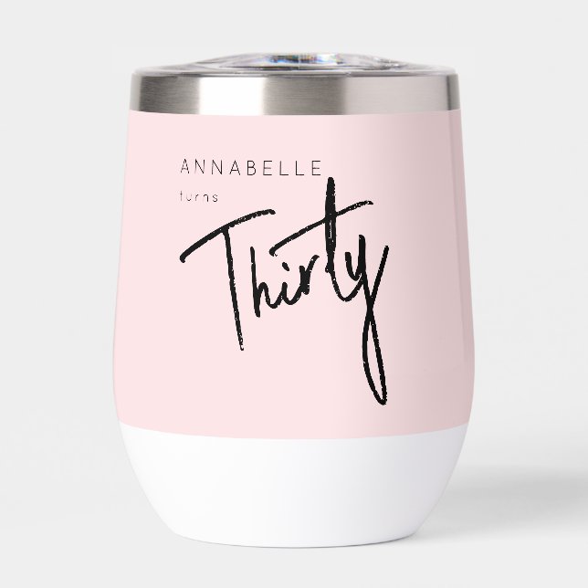 Moderne 30. Dreißigste Geburtstagsparty (Vorderseite)