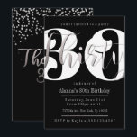 Moderne 30. Geburtstagseinladungen Einladung<br><div class="desc">Modern 30. Geburtstag Einladungen. Diese modernen Einladungen zum 30. Geburtstag sind mit einer eleganten Schriftzeichen-Typografie versehen,  die "30,  dreißig" in Silber-Folie von Imitaten schreibt. Diese anspruchsvolle Einladung ist eine klassische Wahl für fabelhafte 30. Geburtstage! Zusätzliche Party-Lieferungen und Dekorationen sind bei Metro-Event.com und Metro-Events auf Zazzle erhältlich.</div>