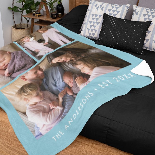 Moderne 3-Fotomaterial bearbeitbare Farbe Fleecedecke (Von Creator hochgeladen)