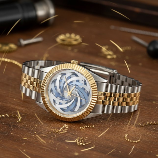 Moderne 3D-Abstrakt-Uhr Armbanduhr (Von Creator hochgeladen)