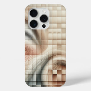 Moderne 3D-Flüssig-Geometrie-Handyhülle - Erdiges Case-Mate iPhone Hülle