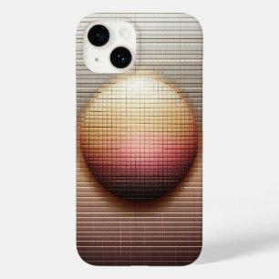 Moderne 3D geometrische Kugel Farbverlauf Sonnenun Case-Mate iPhone 14 Hülle
