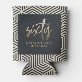 Moderne 60. Geburtstag einfach, stilvoll und elega Dosenkühler