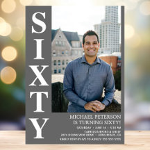 Moderne 60. Geburtstagsparty im SIXTY Foto