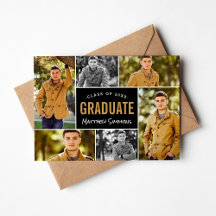 Moderne 6 Fotocollage Graduation Party