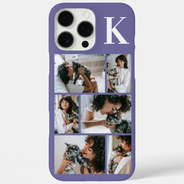 Moderne 6 Tierfoto Lila Case-Mate iPhone Hülle (Rückseite)