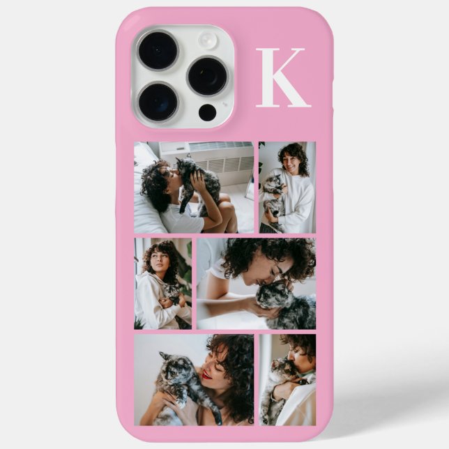 Moderne 6 Tierfoto Rosa Case-Mate iPhone Hülle (Rückseite)