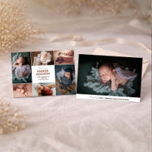 Moderne 6er Foto-Collage-Gitter Neugeborenes Baby