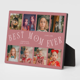 Moderne 8-Foto-Collage Beste Mutter Aller Zeiten R Fotoplatte