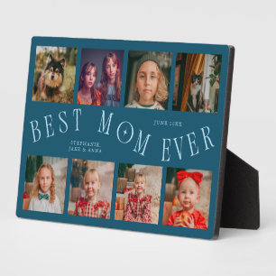 Moderne 8-Foto-Collage Beste Mutter überhaupt Türk Fotoplatte