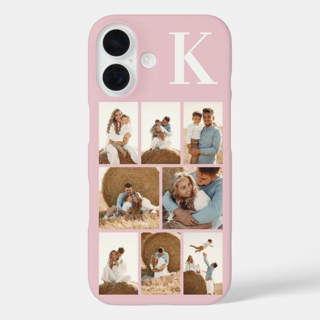 Moderne 8 Rosa Erröten Case-Mate iPhone Hülle (Rückseite)
