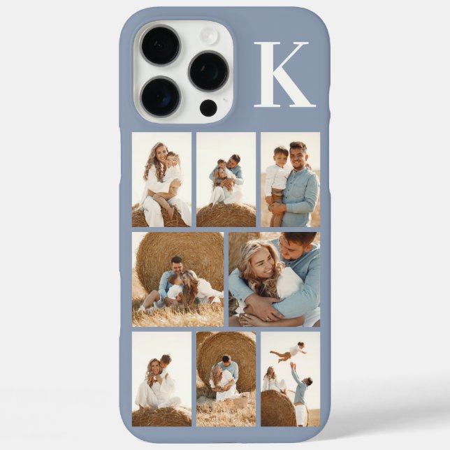 Moderne 8 Staubblau Case-Mate iPhone Hülle (Rückseite)