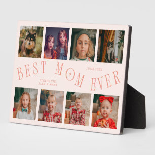 Moderne 8er Foto-Collage Beste Mama überhaupt Pfir Fotoplatte