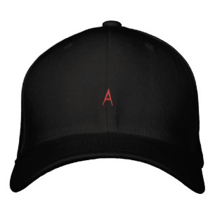 Moderne "A"-Monogramm-Zahnfix-Schriftzug-Name-Hut Bestickte Baseballkappe