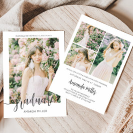 Moderne Abschluss Ankündigung Einladung