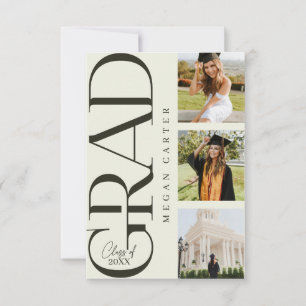 Moderne Abschluss-Announcement-Karte der Klasse 20 Karte