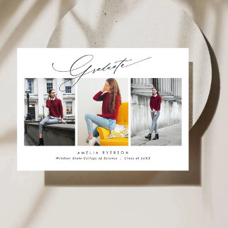 Moderne Abschluss Einladung & Ankündigung