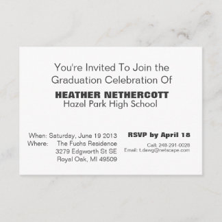 Moderne Abschluss-Karten-Klasse von 2013 Einladung