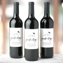 Moderne Abschluss Script Kalligraphie Glückwunsch 