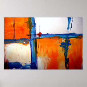 Moderne Abstrakt Art Posters Poster