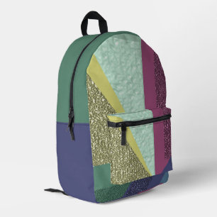 Moderne Abstrakt Bedruckter Rucksack