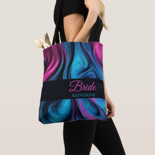 Moderne Abstrakt-blau-rosa-