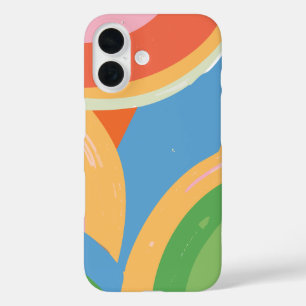 Moderne Abstrakt Geometrie iPhone 16 Hülle