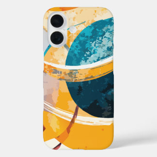 Moderne Abstrakt Geometrie iPhone 16 Hülle
