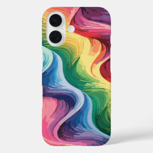 Moderne Abstrakt Geometrie iPhone 16 Hülle