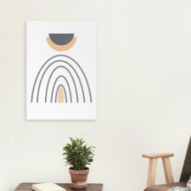 Moderne Abstrakt geometrische Minimalistische Lein