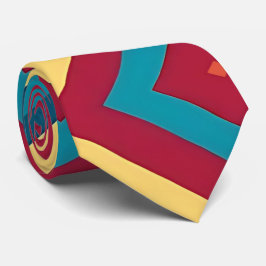 Moderne Abstrakt geometrische Neck Tie Krawatte