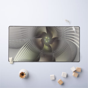 Moderne abstrakte 3D-Form Fraktal-Kunst Schreibtischunterlage