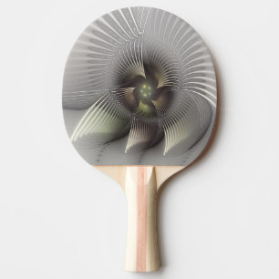 Moderne abstrakte 3D-Form Fraktal-Kunst Tischtennis Schläger