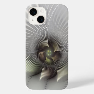 Moderne Abstrakte 3D Shape Fraktal Art Case-Mate iPhone 14 Hülle