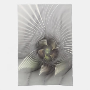 Moderne Abstrakte 3D Shape Fraktal Art Geschirrtuch